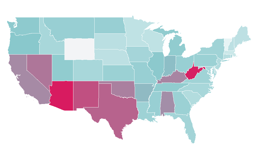 Affinity by region — Resident Evil, United States
