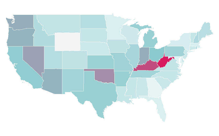 Affinity by region — Resident Evil Outbreak, United States