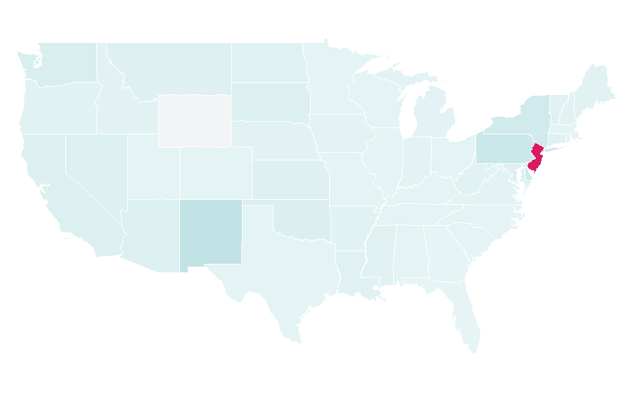 Affinity by region — Resorts Casino Hotel, United States