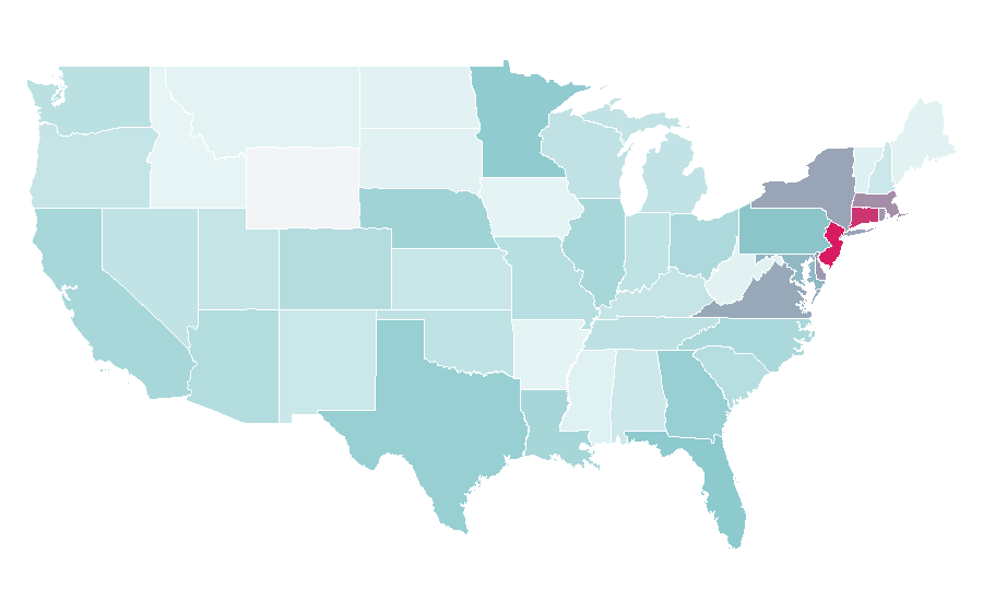 Affinity by region — Restaurant Depot, United States