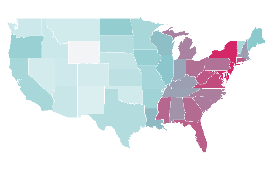 Affinity by region — RetailMeNot, United States