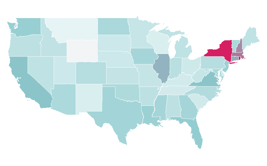 Affinity by region — Revolution (cycling series), United States