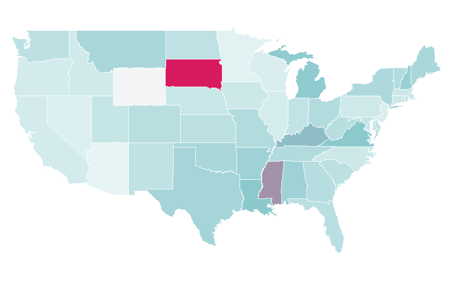 Affinity by region — Rexall, United States