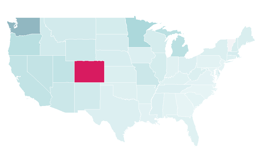 Affinity by region — REZZ, United States