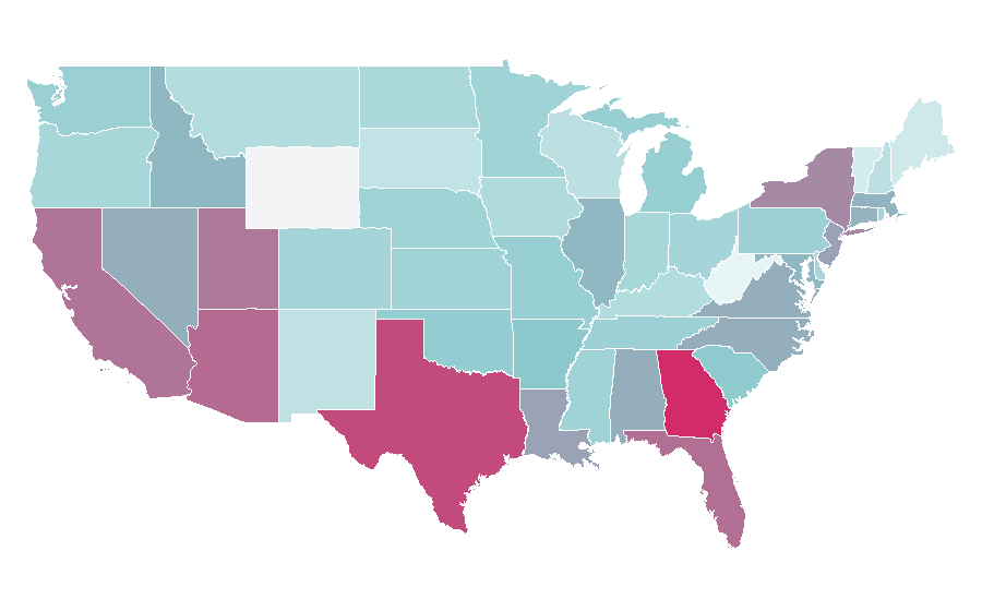 Affinity by region — Rich Dad Poor Dad, United States