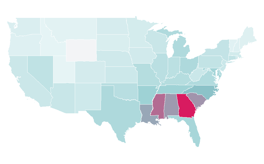Affinity by region — Rich Homie Quan, United States