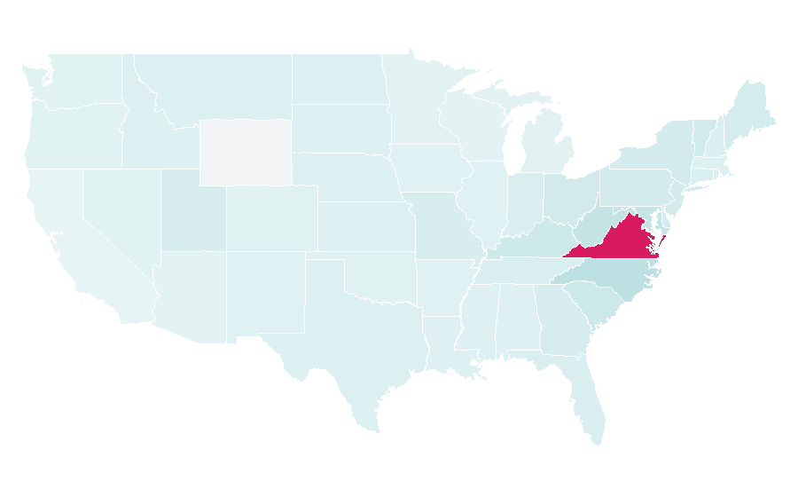 Affinity by region — Richmond, Virginia, United States