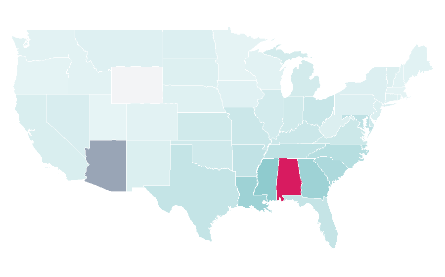 Affinity by region — Rickey Smiley, United States
