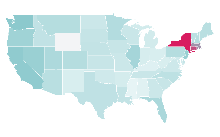 Affinity by region — Ricotta, United States
