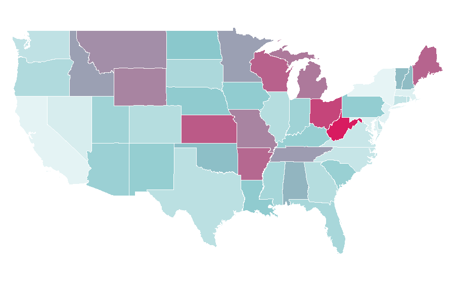 Affinity by region — RIDGID Tools, United States