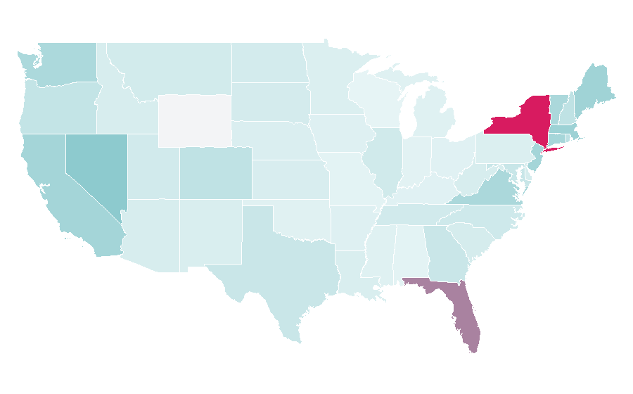 Affinity by region — Rightmove, United States