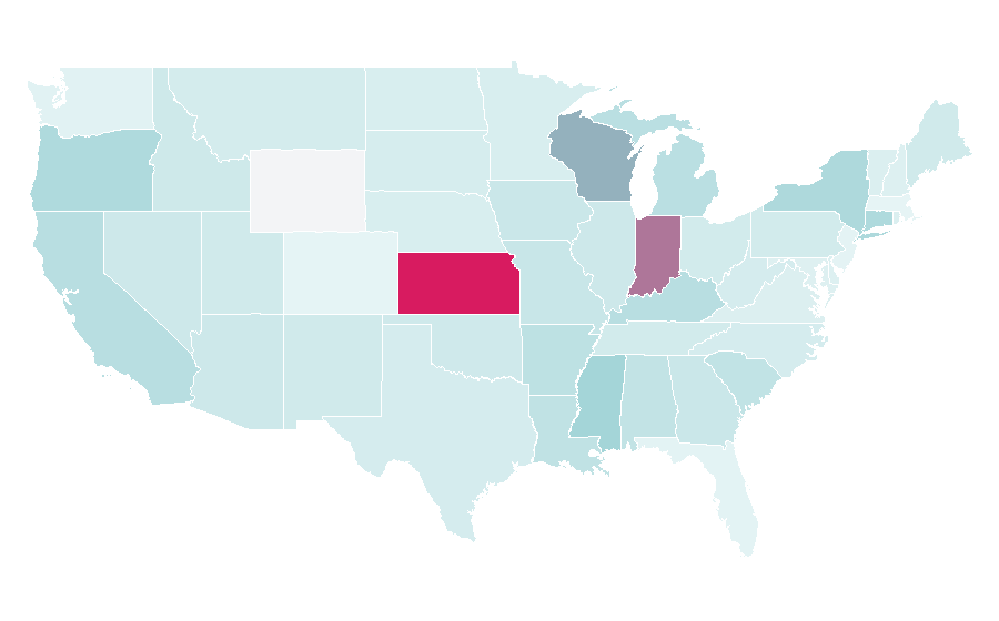 Affinity by region — Riley!, United States