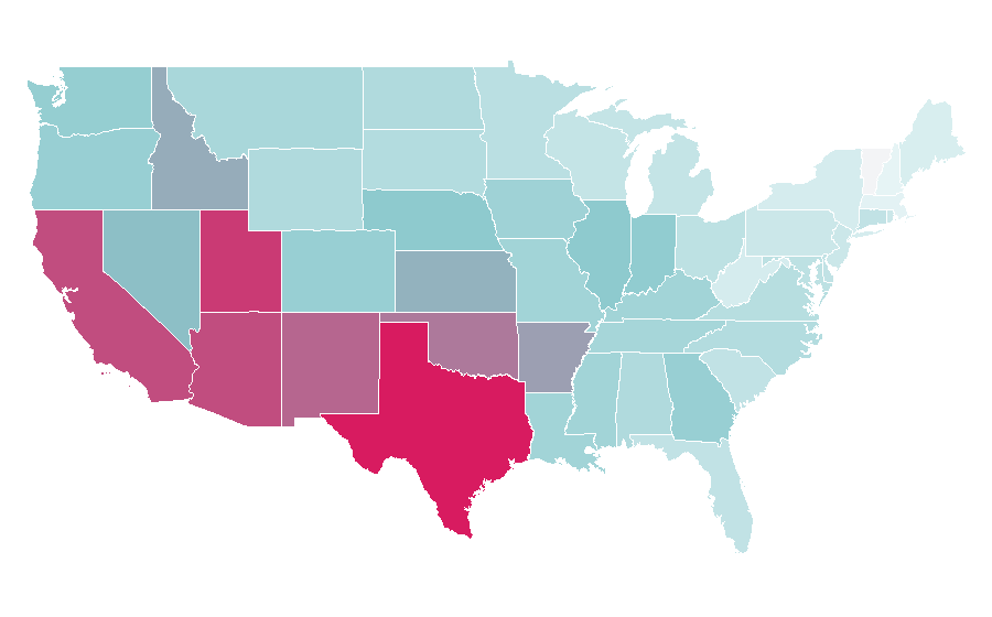 Affinity by region — Rise of the Planet of the Apes, United States