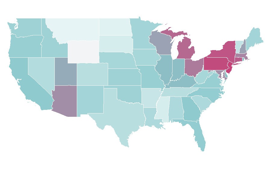 Affinity by region — Rita Ora, United States