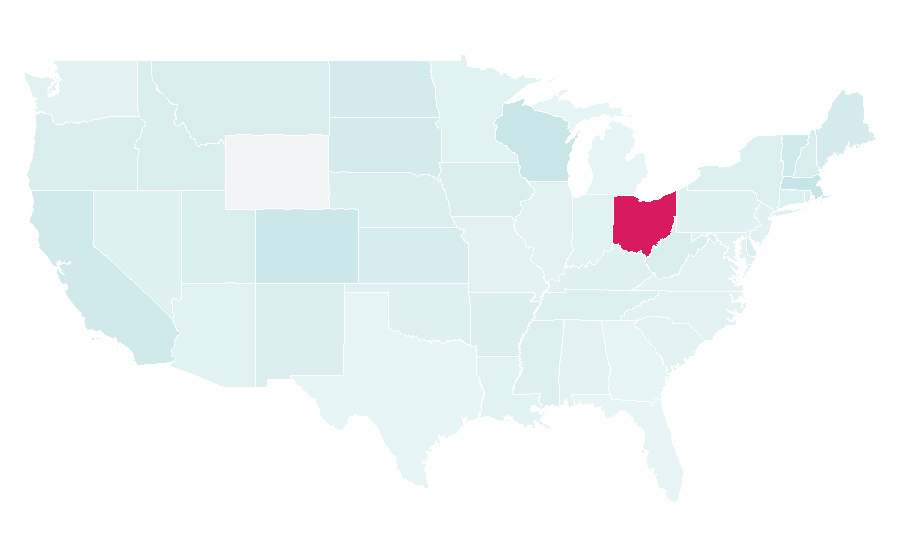 Affinity by region — Road cycling, United States