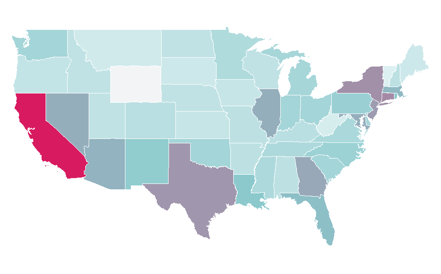 Affinity by region — Rob Kardashian, United States