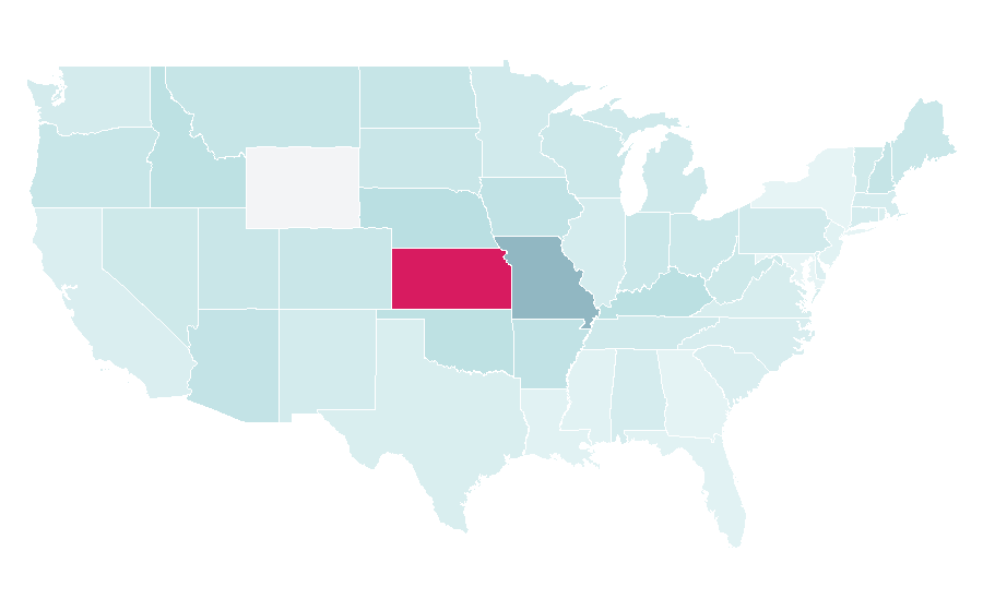 Affinity by region — Rob Riggle, United States
