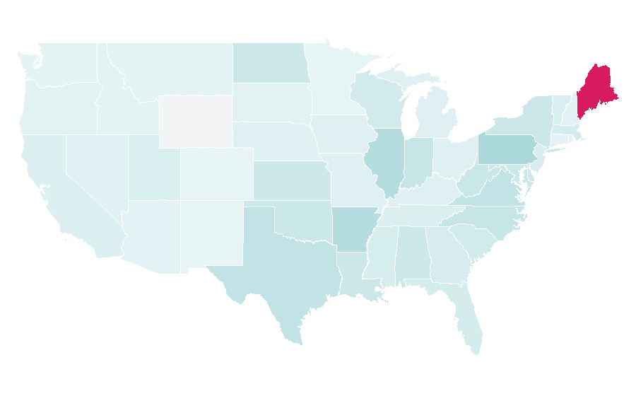 Affinity by region — Robinsons (drink), United States