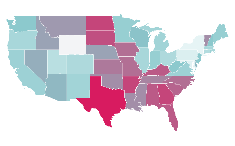 Affinity by region — Robotic vacuum cleaner, United States