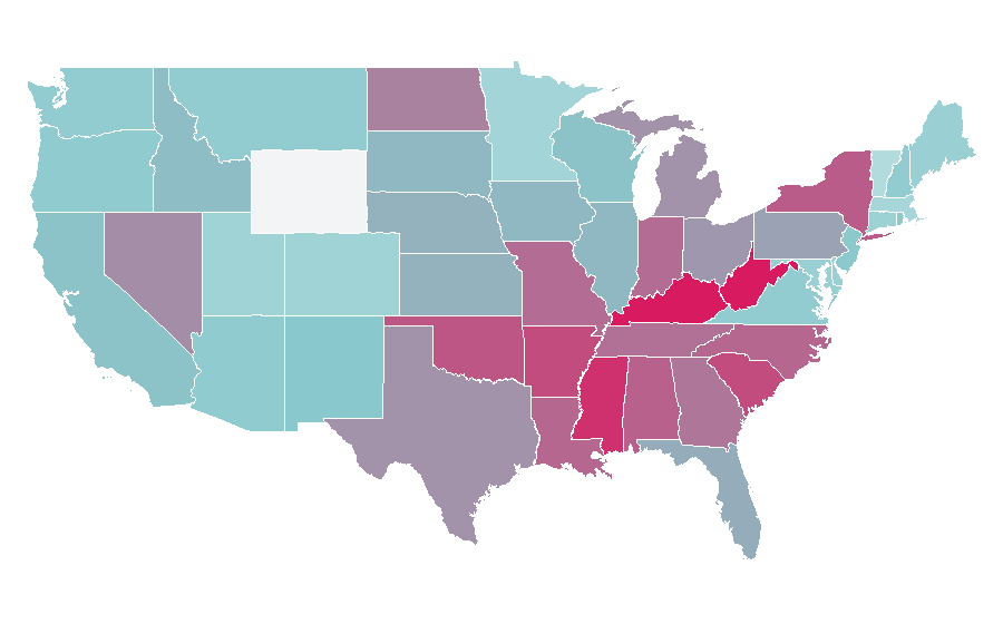 Affinity by region — Rockstar Games, United States