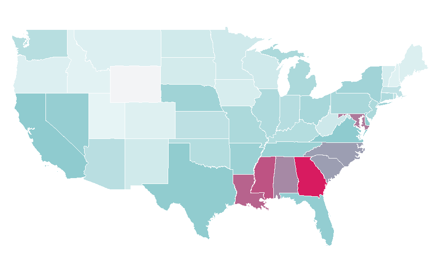 Affinity by region — Roddy Ricch, United States