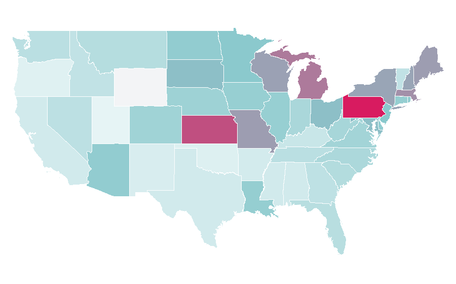 Affinity by region — Roger Goodell, United States