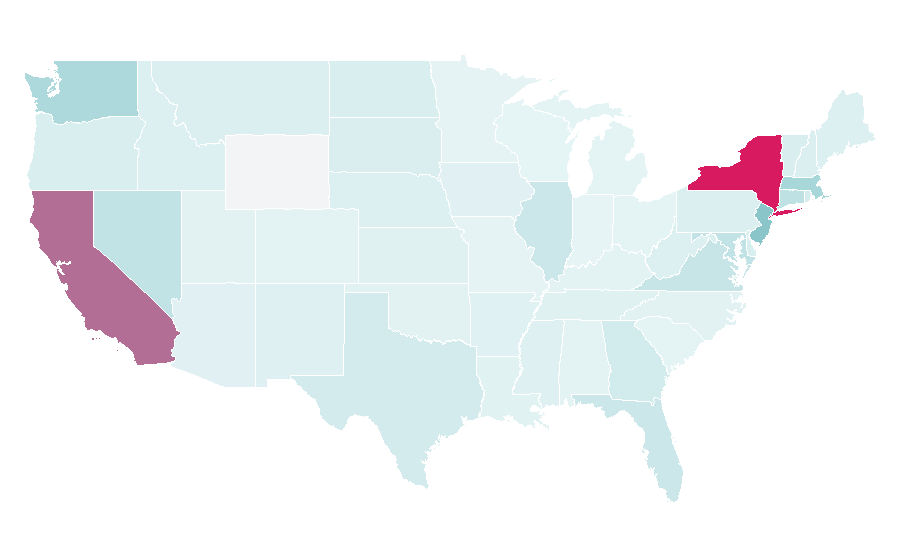 Affinity by region — Roger Vivier, United States
