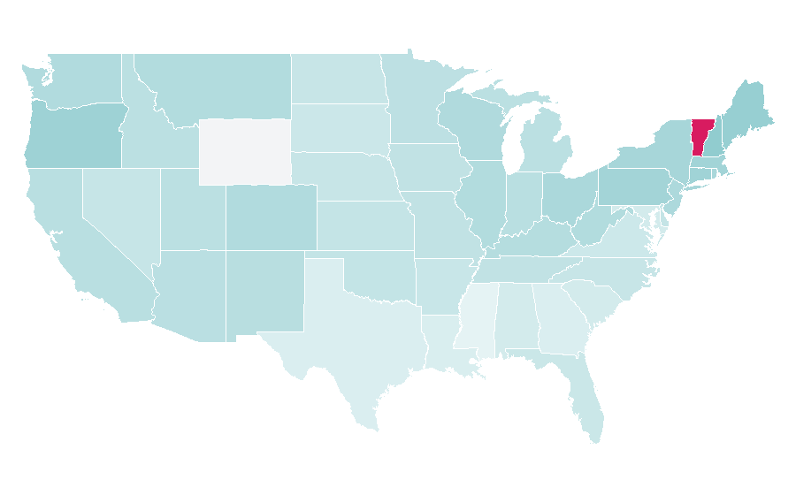 Affinity by region — Roger Waters, United States