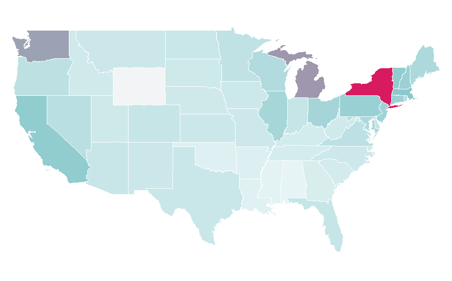 Affinity by region — Rogers Centre, United States
