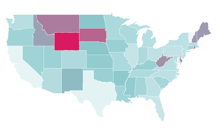 Affinity by region — Roland Kaiser, United States