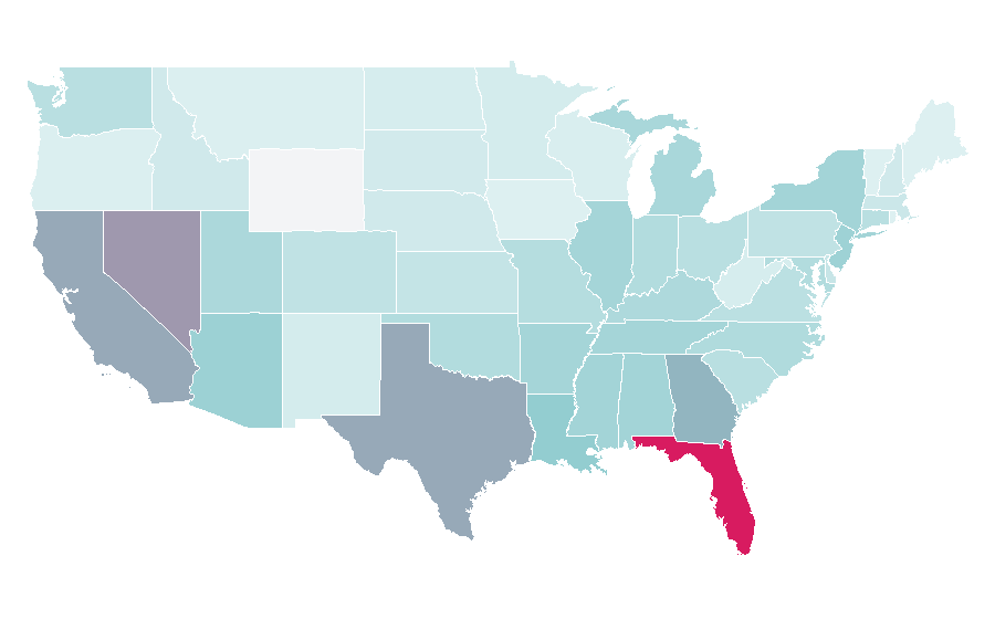 Affinity by region — Rolls-Royce Ghost, United States