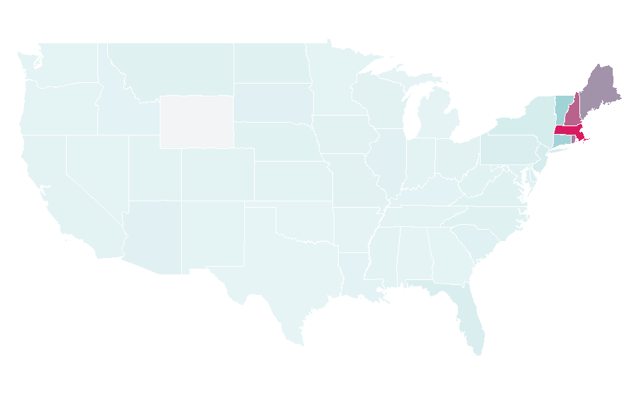 Affinity by region — Roman Anthony, United States
