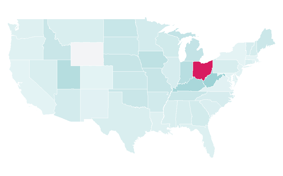 Affinity by region — Roman Atwood, United States