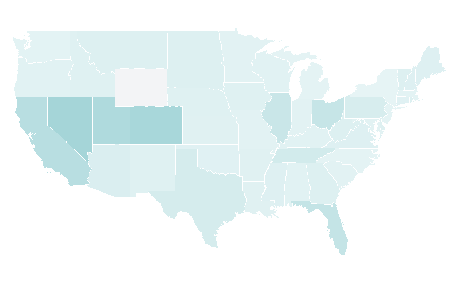 Affinity by region — Romano's Macaroni Grill, United States