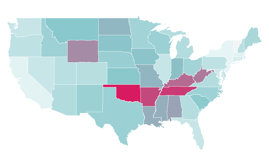 Affinity by region — Ronnie Dunn, United States