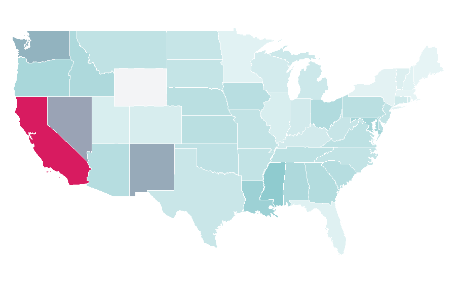 Affinity by region — Ronnie Lott, United States