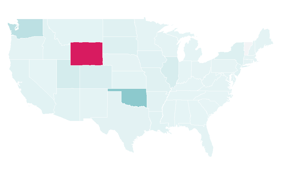 Affinity by region — Roosevelt, United States