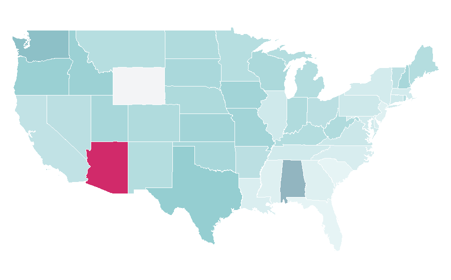 Affinity by region — Rooster Teeth, United States