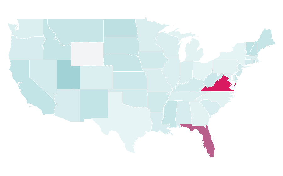 Affinity by region — Rosario, Santa Fe, United States