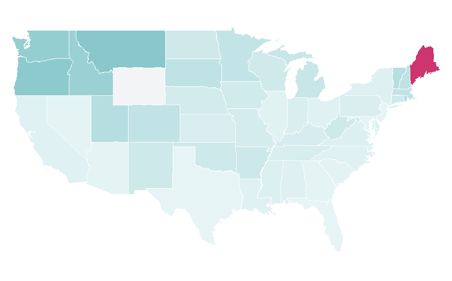 Affinity by region — Rose hip, United States
