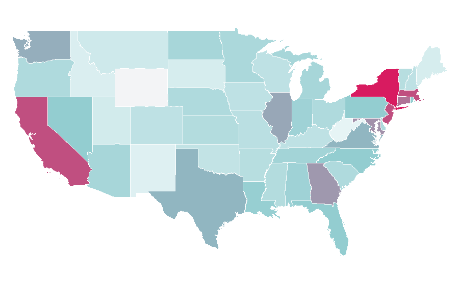 Affinity by region — Roth IRA, United States