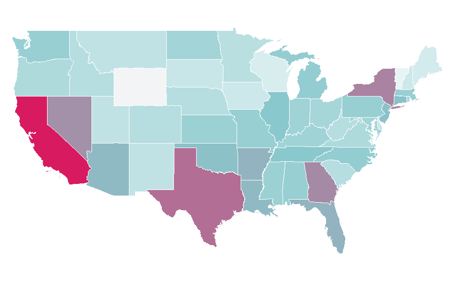 Affinity by region — Rothschild family, United States