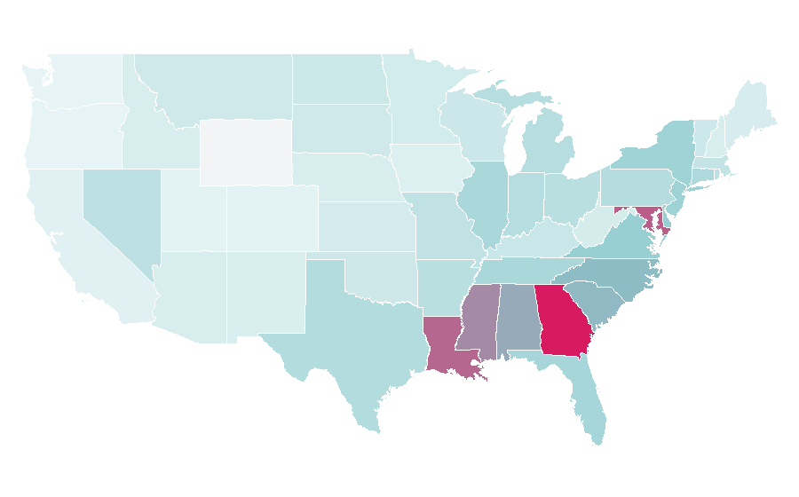 Affinity by region — Rotimi, United States