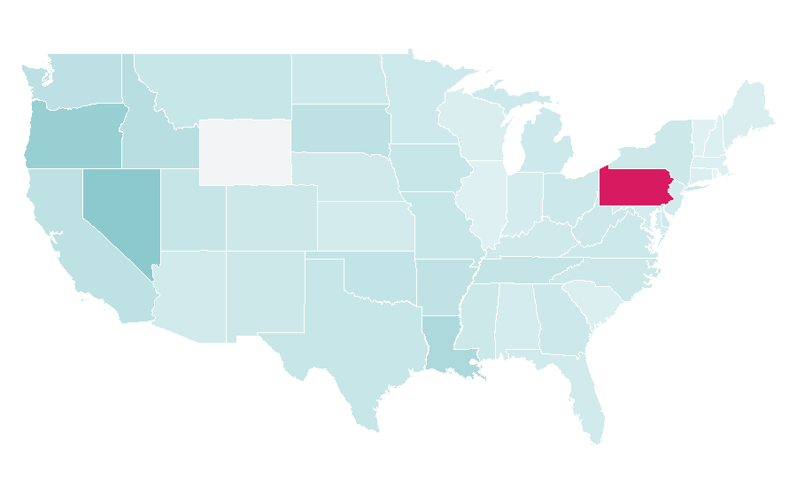 Affinity by region — Rouge (cosmetics), United States