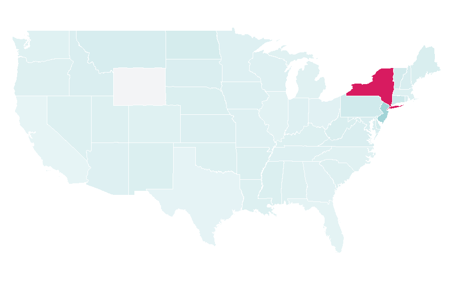 Affinity by region — Roundabout Theatre Company, United States