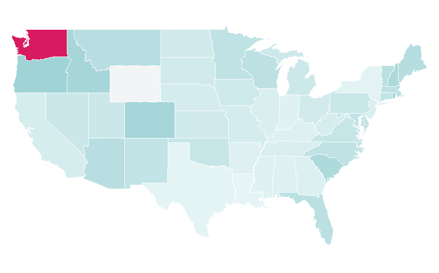 Affinity by region — Rover.com, United States