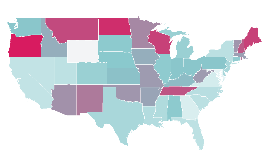 Affinity by region — Roy Orbison, United States