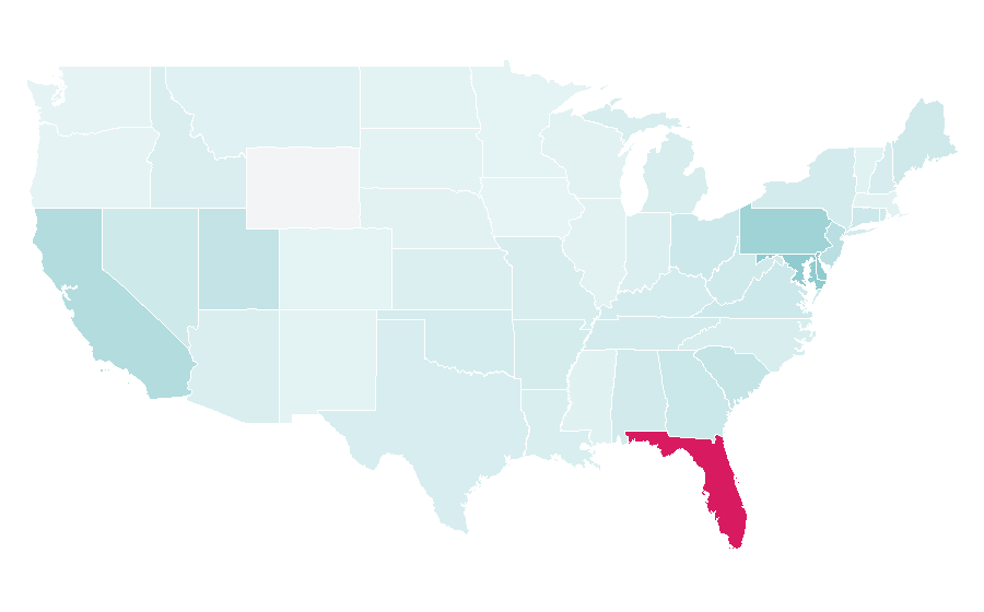 Affinity by region — Royal Caribbean International, United States