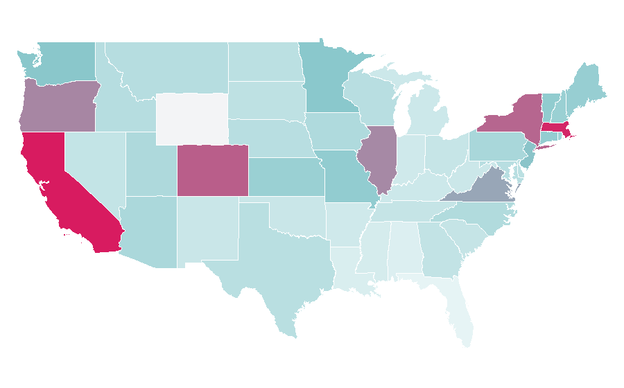 Affinity by region — Royel Otis, United States