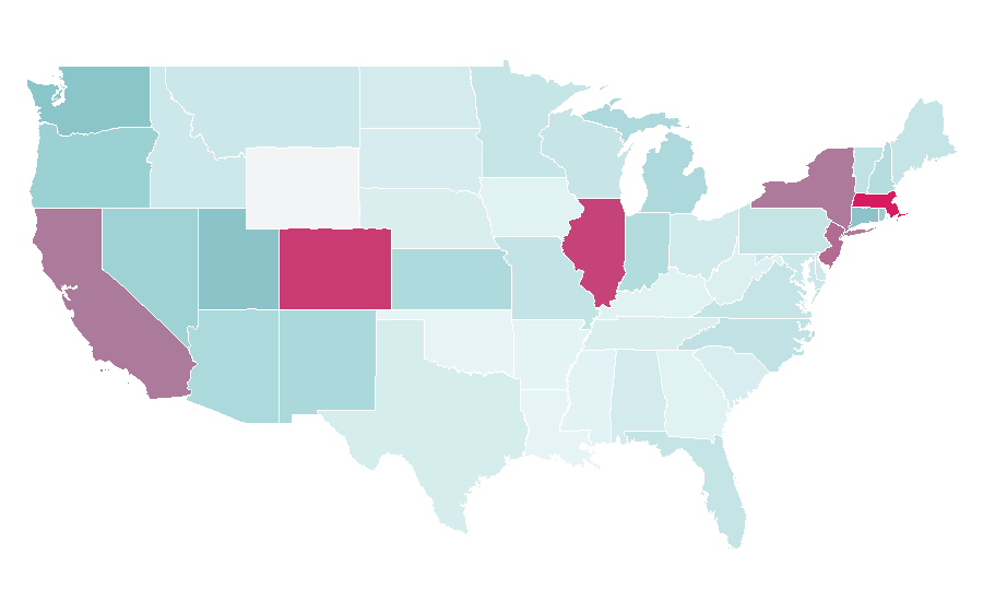 Affinity by region — RÜFÜS DU SOL, United States